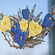 The decoration on the window a Bouquet of primroses, Suspension, Samara,  Фото №1