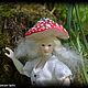 Articulado de la muñeca: Gnome niña Amanita autor BJD muñeca, Ball-jointed doll, Kameshkovo,  Фото №1