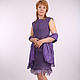 Валяное платье "Dark purple", Платья, Чебоксары,  Фото №1
