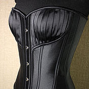 Floral silk corset