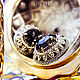 Order Cufflinks: Ferhat Maxi. color: Black diamond. Black cufflinks. LADY-LIZA jewelry shop. Livemaster. . Cuff Links Фото №3