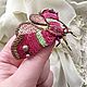 Order Brooch Pin Butterfly Robin Brooch Embroidered 3D format. biser-Mily. Livemaster. . Brooches Фото №3