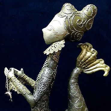 Рыба, статуэтка. Рукоделие от Татьяны. Куклы и игрушки ручной работы - Ярмарка Мастеров Куклы и игрушки ручной работы. Ярмарка Мастеров - ручная работа Рыба, статуэтка. Handmade.
