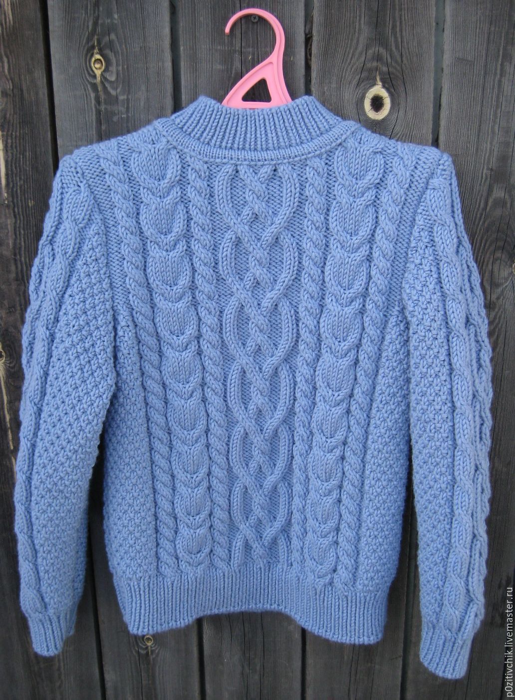 Свитер мужской ручной вязки в интернет-магазине на Ярмарке Мастеров ...