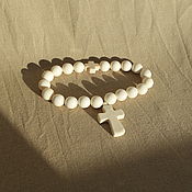 Фен-шуй и эзотерика handmade. Livemaster - original item Orthodox rosary beads 20 beads by 14mm. Ivory.. Handmade.