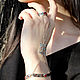 Slave Vine Bracelet in silver with zircons SS0004. Slave bracelet. Sunny Silver. Online shopping on My Livemaster.  Фото №2