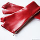 Перчатки женские кожаные Ladie's Glove's RED. Митенки. AD's  design Sergy. Ярмарка Мастеров.  Фото №5