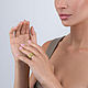 Кольцо из серебра 925 пробы широкое позолоченное COLUMN GOLD. Кольца. THING JEWELRY. Ярмарка Мастеров.  Фото №4