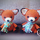 Order Knitted toy Red Fox Bonya. Toys with soul. Livemaster. . Stuffed Toys Фото №3