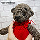  Knitted Teddy Bear Michael. Teddy Bears. Fairy dolls, toys, notebooks.... Online shopping on My Livemaster.  Фото №2