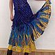 Top skirt 'Kit blue-yellow. Boho style'. Suits. Knitting Elena Kondrina (ElenaKondrina). Online shopping on My Livemaster.  Фото №2