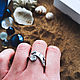 Заказать Серебряное кольцо Море внутри меня. ОКО JEWELRY/Серебро Татьяны Щаповой. Ярмарка Мастеров. . Кольца Фото №3