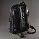 Order Backpack leather men's 'Lucas' (Black). DragonBags - Rucksack leather. Livemaster. . Backpacks Фото №3