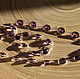 Цепочка 45 см со вставками аметистов. Колье. Sparkle. Ярмарка Мастеров.  Фото №4