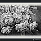 Picture of Peony roses, paper, pencil, 34h50. Pictures. vestnikova. My Livemaster. Фото №4