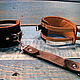 Order FOR TWO :) leather bracelets. VOLGA-VOLGA. Livemaster. . Textile bracelet Фото №3