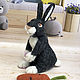 felt toy: Bunny. Felted Toy. Ekaterina Shuvalova (colorlight). Ярмарка Мастеров.  Фото №5