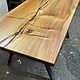 Обеденный стол. Столы. Wood-steel-1. Ярмарка Мастеров.  Фото №5