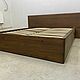 Bed 'Sola' made of oak 1600h2000. Bed. aleksej-ixw. My Livemaster. Фото №4