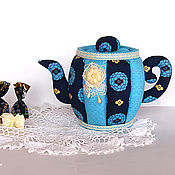 Для дома и интерьера handmade. Livemaster - original item Teapot-textile box, candy bowl, interior decoration. Handmade.