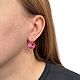 Серьги KAL HEXAGON Swarovski 16 мм R. Серьги классические. Marea Crystal. Ярмарка Мастеров.  Фото №4