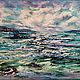 Oil painting with the sea 'in a house by the sea', Pictures, Murmansk,  Фото №1