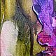 Заказать Картина маслом цветы абстракция Фиолетовые цветы. Картины Наталии и Елены (NataLenaArt). Ярмарка Мастеров. . Картины Фото №3