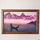 Reproduction of the picture in the frame ' NEWS FROM THE HIMALAYAS. 1940». N. To. Roerich. KR13, Pictures, Novokuznetsk,  Фото №1