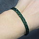 Sparkling green natural spinel bracelet with cut. Bead bracelet. naturalkavni. My Livemaster. Фото №4