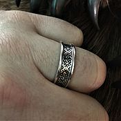 Русский стиль handmade. Livemaster - original item ring 