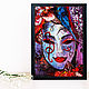 Painting Carnival Mask Oil Painting Gift to a Woman, Pictures, Samara,  Фото №1