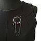 Сет серебряных брошей трансформеров Black. Комплект брошей. Miss Tiffany jewelry (Леся). Ярмарка Мастеров.  Фото №4