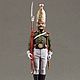 Tin soldier 54 mm. in the painting.Napoleon.Non-commissioned officer. RUSSIA, Military miniature, St. Petersburg,  Фото №1