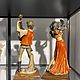 Винтаж: Capodimonte Florence 1983 год Цыганка с бубном и гитарист. Предметы интерьера винтажные. Лучшие декоративные тарелки. Ярмарка Мастеров.  Фото №4