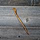 Hairpin made of Karelian birch. Hairpin. 13marko. Online shopping on My Livemaster.  Фото №2