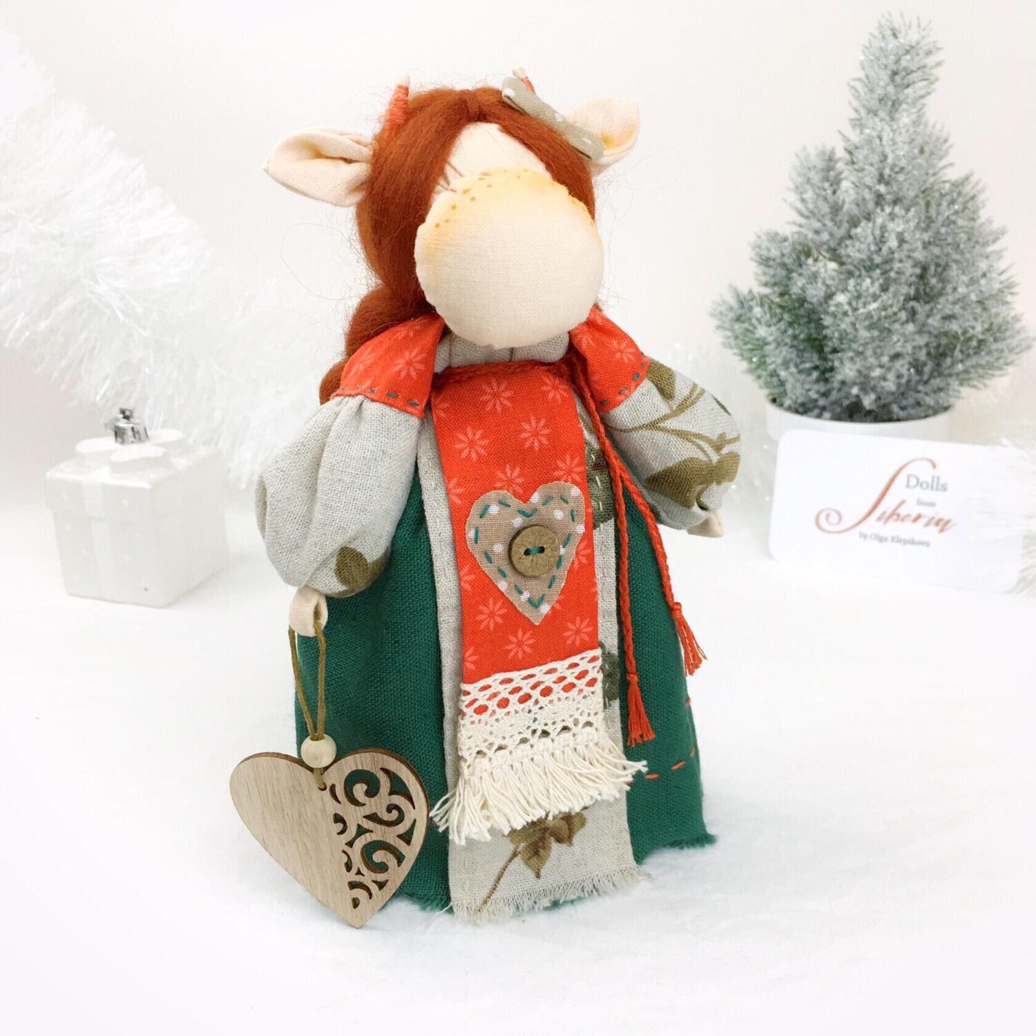 НА ДОСТАТОК И БЛАГОПОЛУЧИЕ СЕМЬИ обережная кукла Берегиня Коровушка ...