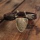 Pulsera de cuero - ' Viking ', Bead bracelet, Volgograd,  Фото №1