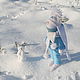 Snowy bunny. Мягкие игрушки. На вкус и цвет... (Nadi1988). Интернет-магазин Ярмарка Мастеров.  Фото №2