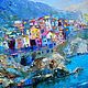 Oil painting 'Manarola, Italy'»,60-50,framed. Pictures. Zhanne Shepetova. Online shopping on My Livemaster.  Фото №2