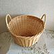 Laundry basket, wicker round with handles. Basket. Elena Shitova - basket weaving. My Livemaster. Фото №4