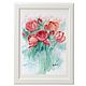 Painting with Rose flowers in watercolor. Pictures. artwatercolor. Online shopping on My Livemaster.  Фото №2