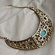 Винтаж: Мозаика весны, редкое биб-колье горжет с эмалью 1928 Jewelry. Колье винтажные. Винтажные сокровища_2. Ярмарка Мастеров.  Фото №5