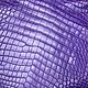 Crocodile skin, haberdashery dressing, purple color, Leather, St. Petersburg,  Фото №1