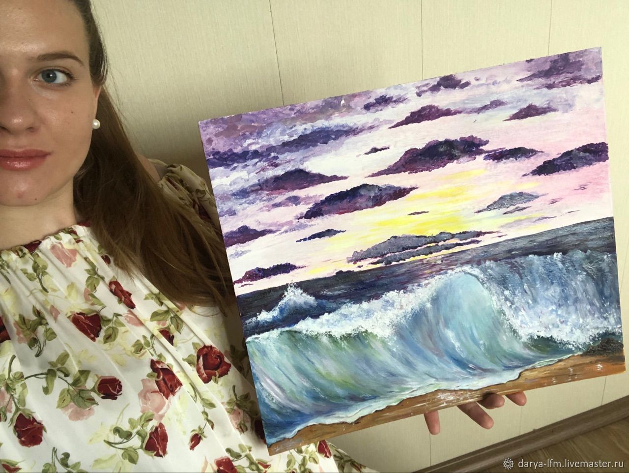 Картина масляными красками " Морской пейзаж" в интернет-магазине на ...