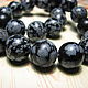 Obsidian snow 12 mm, Beads1, Dolgoprudny,  Фото №1