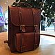 Заказать Рюкзак кожаный. ALEX FLAIR • leather goods. Ярмарка Мастеров. . Рюкзаки Фото №3