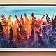 Watercolor painting with sunny lavender in the field 'Iridescence' »38,5h27.5. . cm, Pictures, Volgograd,  Фото №1