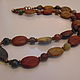 Beads from natural stones of jade and agate. Necklace. Magic box. My Livemaster. Фото №4