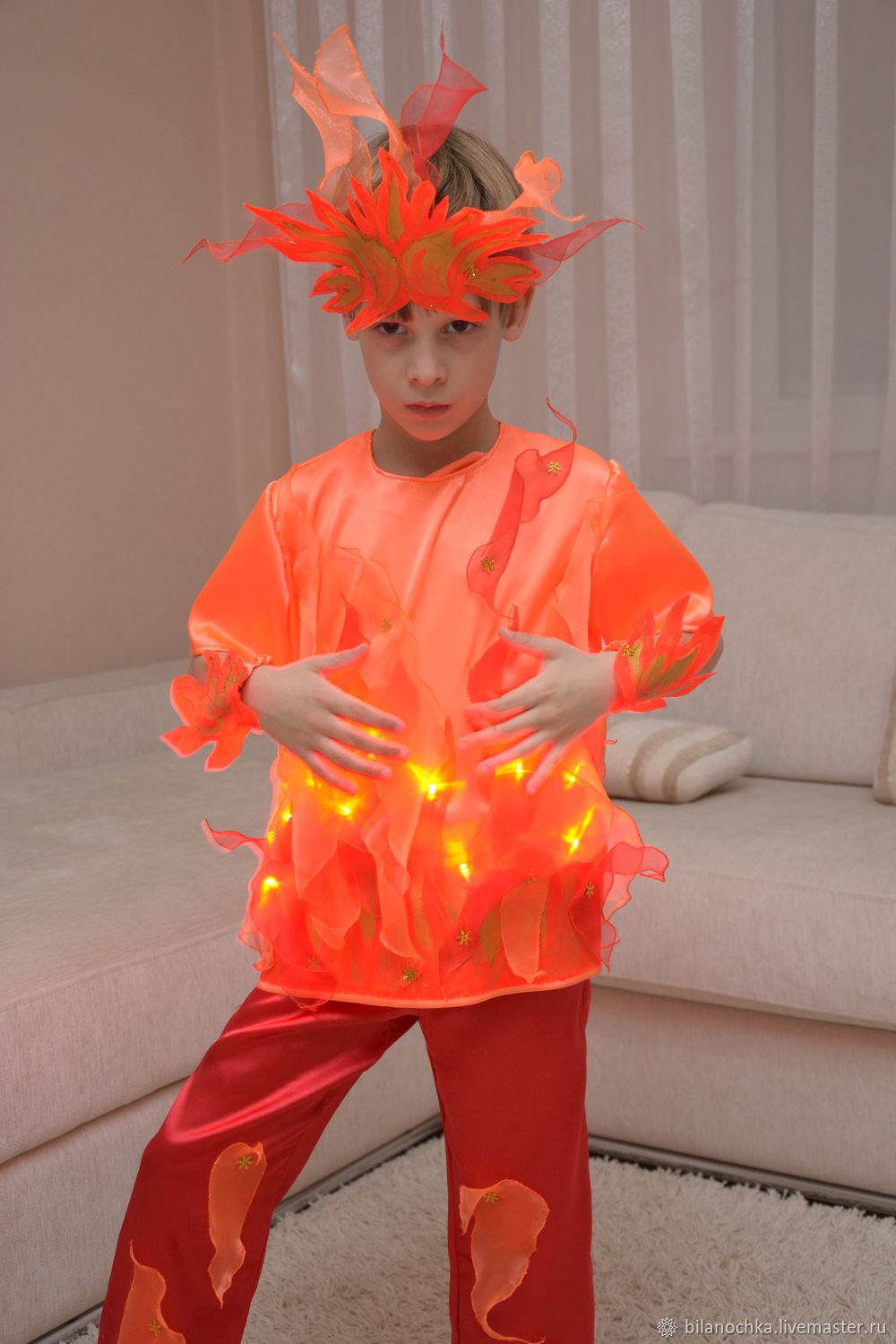 Огонь детский костюм