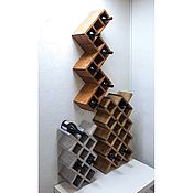 Для дома и интерьера handmade. Livemaster - original item Shelves for wine 